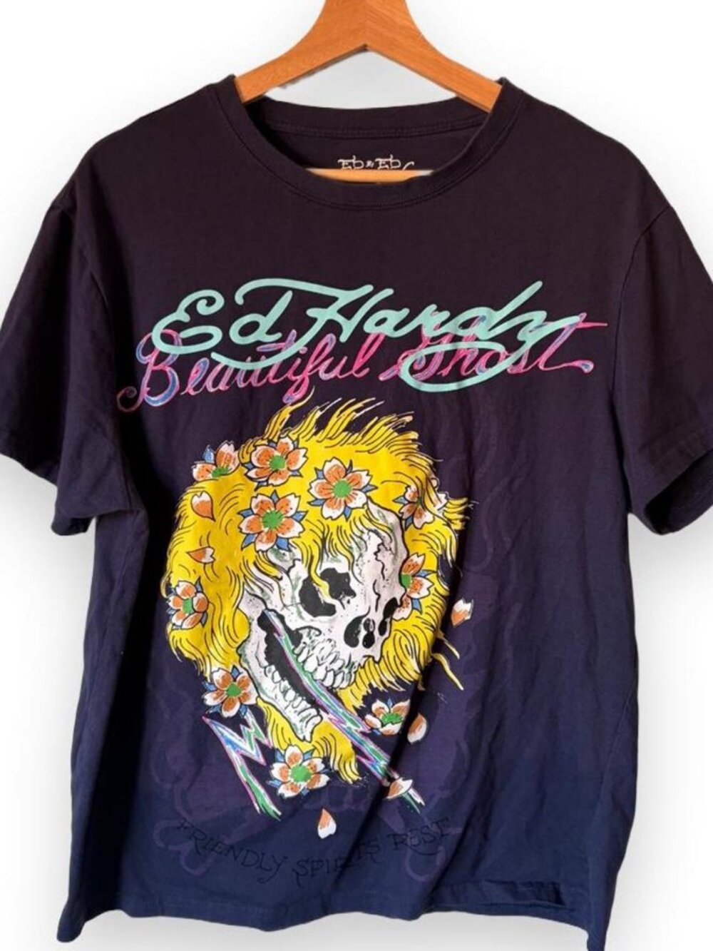 Ed Hardy Beautiful Ghost T-Shirt